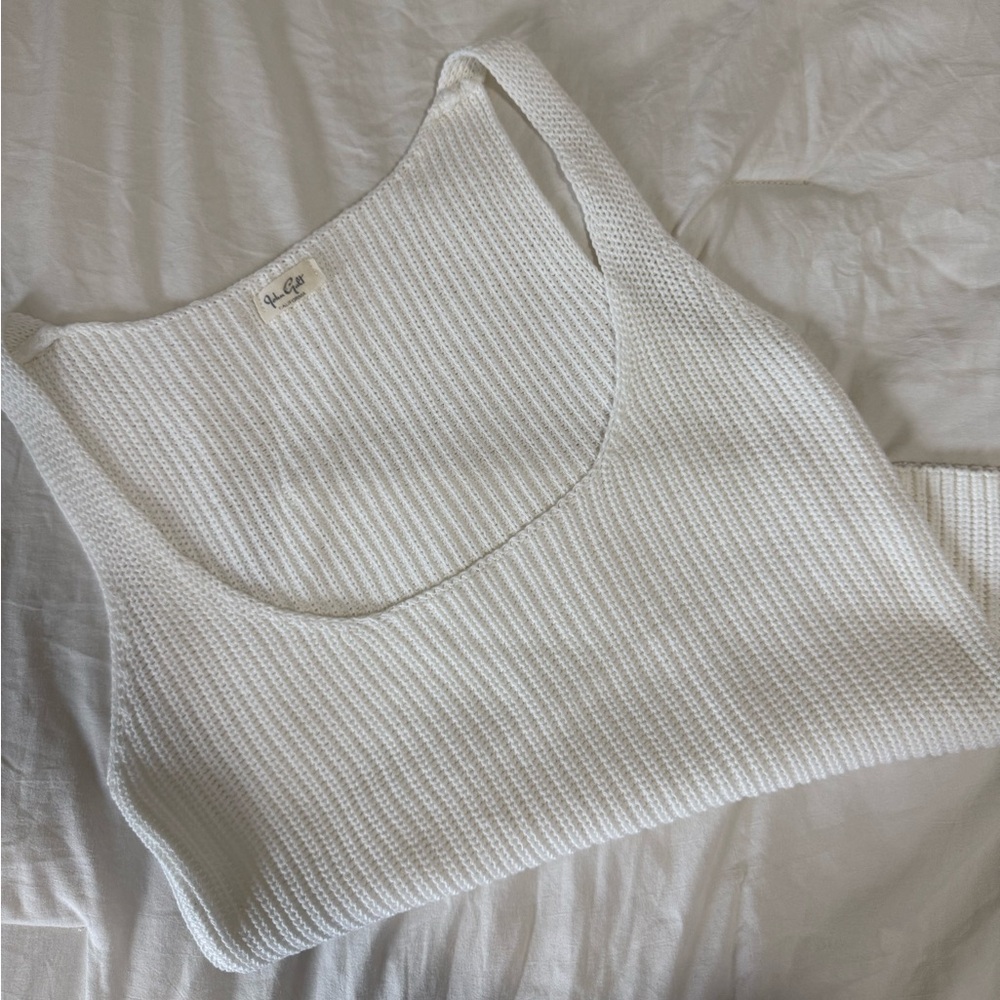 NWOT John Galt white sweater tank